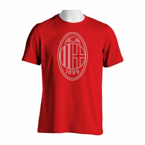 AC Milan Veliki Grb Crte Majica U Crvenoj Boji