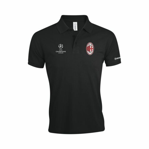 AC Milan Polo Majica (Crna)