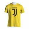 Juventus Majica Žute Boje Sa Štampom Velikog Grba Na Grudima Majice