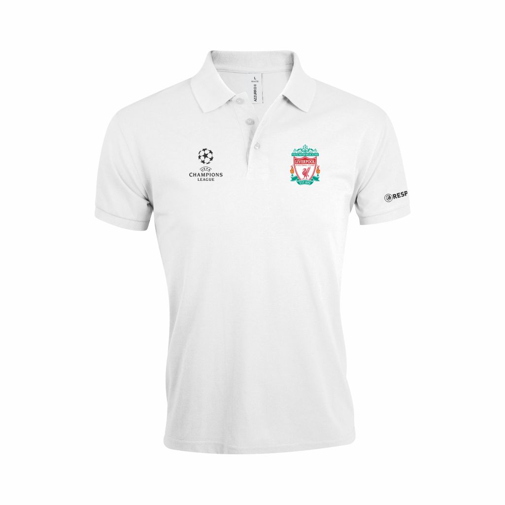 Liverpool Polo Majica U Beloj Boji