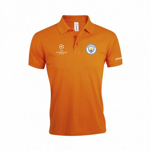 Manchester City Polo Majica U Narandžastoj Boji