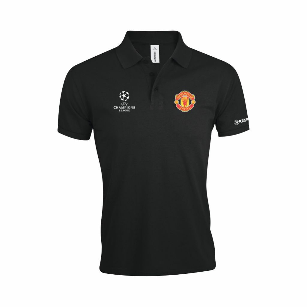 Manchester United Polo Majica U Crnoj Boji