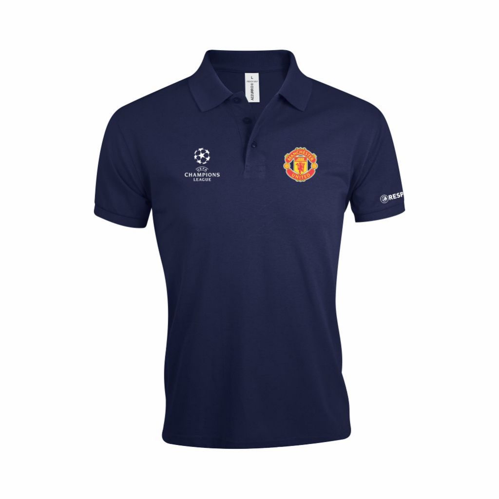 Manchester United Polo Majica U Teget Boji