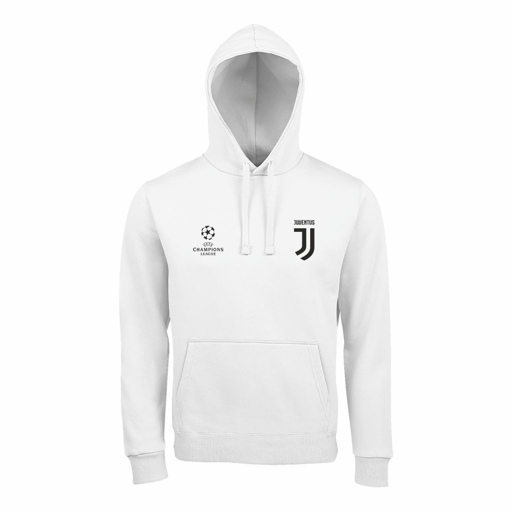 Juventus Duks Sa Kapuljačom U Beloj Boji