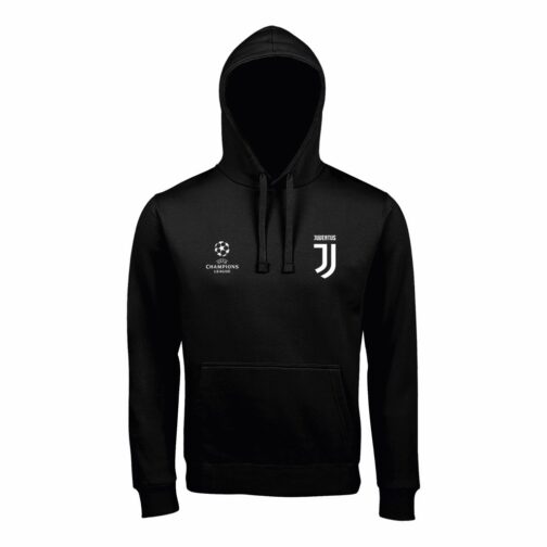 Juventus Duks Sa Kapuljačom U Crnoj Boji
