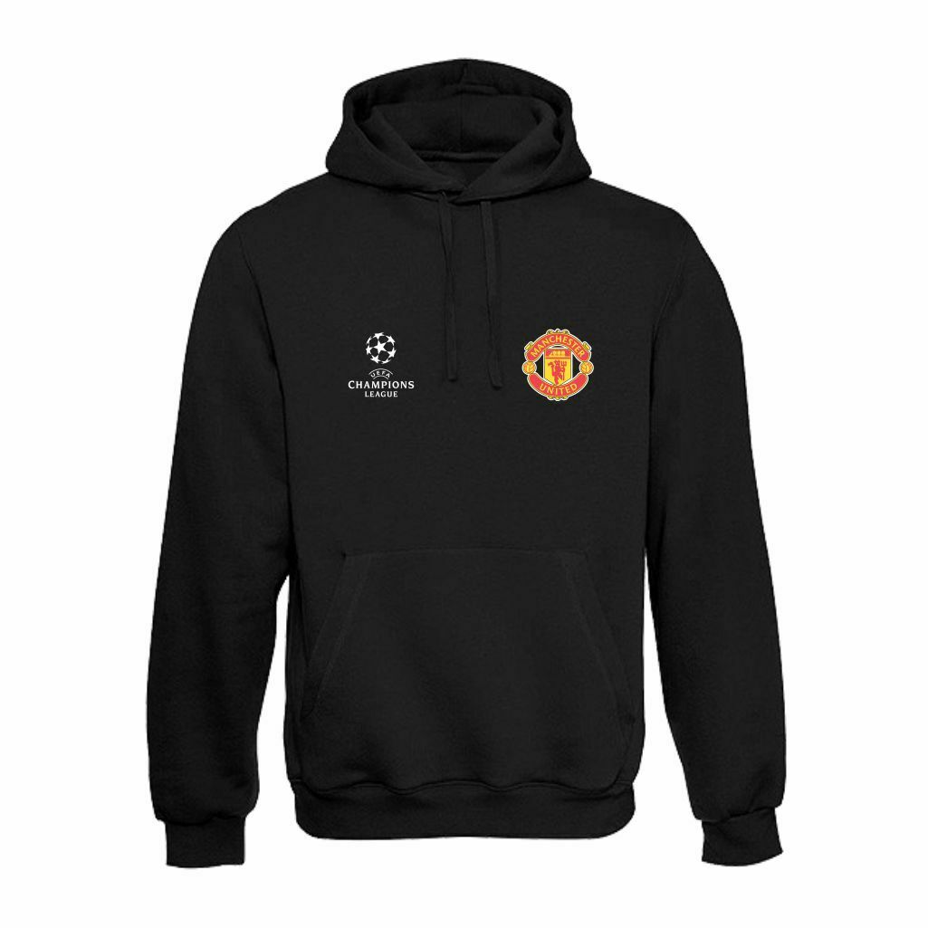 Manchester United Duks Sa Kapuljačom U Crnoj Boji