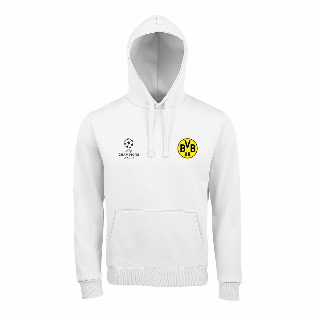 BVB Duks Sa Kapuljačom U Beloj Boji