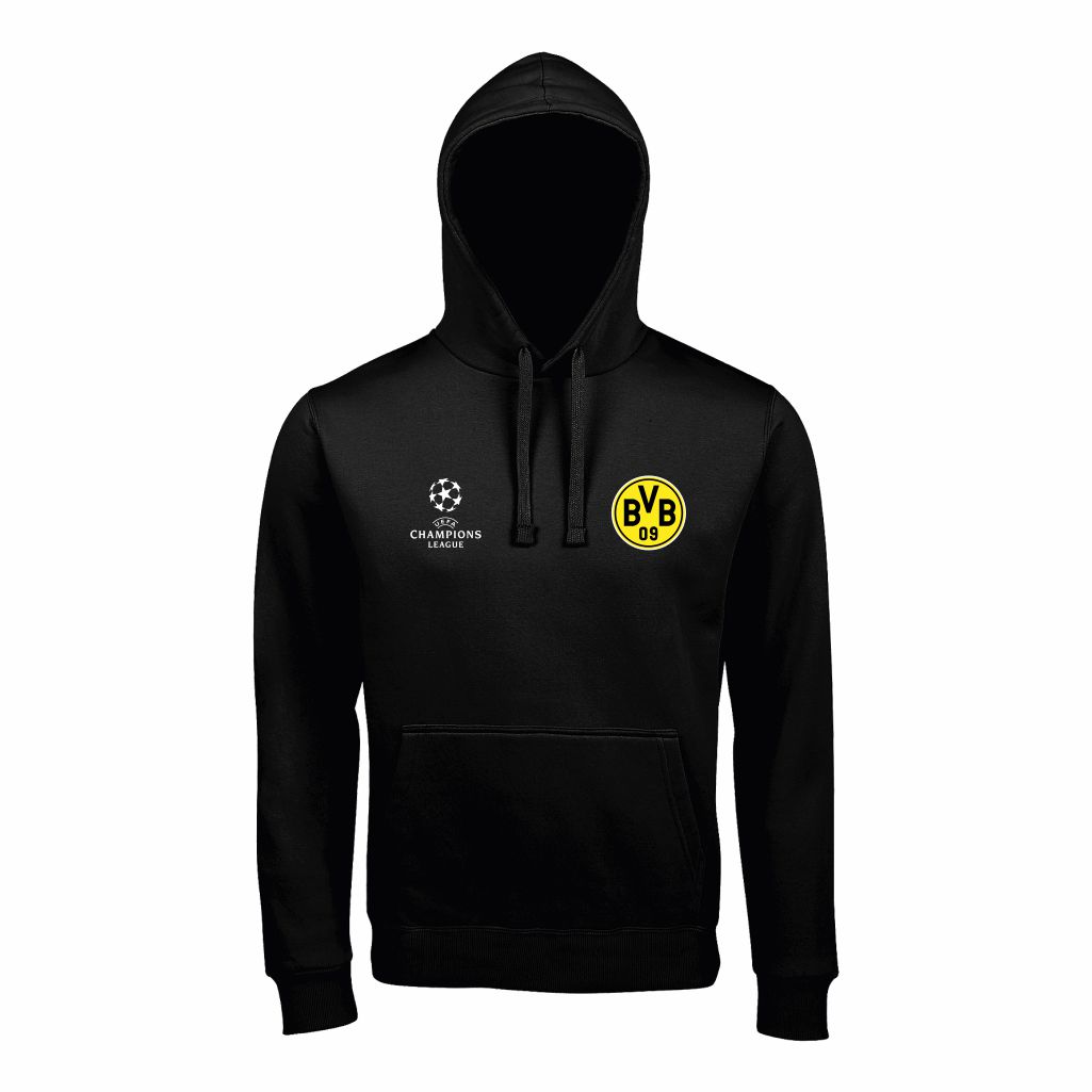 BVB Duks Sa Kapuljačom U Crnoj Boji