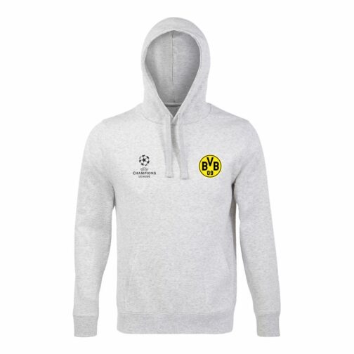 BVB Duks Sa Kapuljačom U Svetlo Sivoj Boji