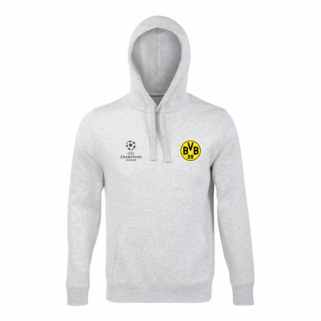 BVB Duks Sa Kapuljačom U Svetlo Sivoj Boji
