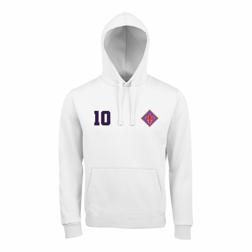 Fiorentina Duks Sa Kapuljačom U Beloj Boji