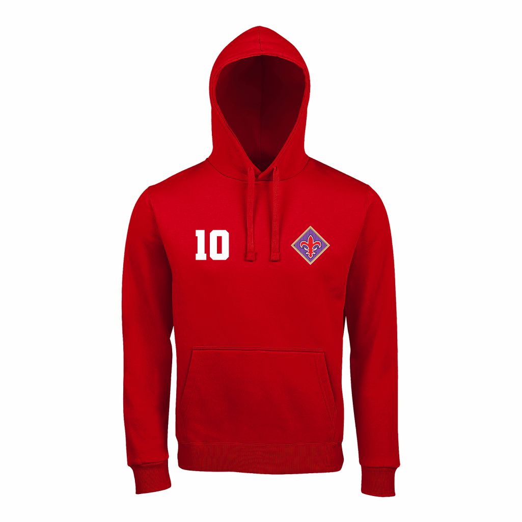 Fiorentina Duks Sa Kapuljačom U Crvenoj Boji