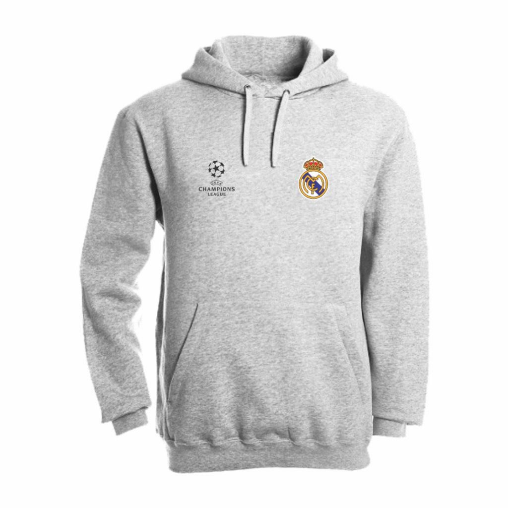Real Madrid Duks Sa Kapuljačom (Svetlo Sivi) Real Madrid Duks Sa Kapuljačom (Svetlo Sivi)