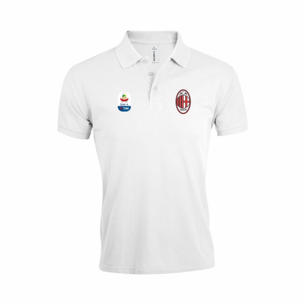 AC Milan Polo Majica (Bela) (Serie A)