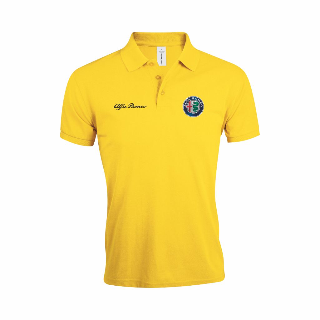 Alfa Romeo Polo Majica (Žuta) Alfa Romeo Polo Majica U Žutoj Boji
