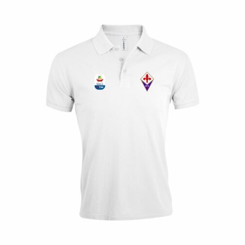 Fiorentina Polo Majica U Beloj Boji I Sa Serie A Logom