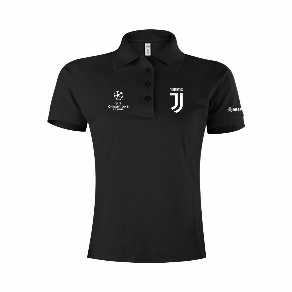 Juventus Ženska Polo Majica U Crnoj Boji