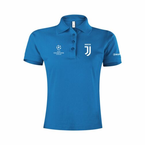 Juventus Ženska Polo Majica U Tirkiznoj Boji