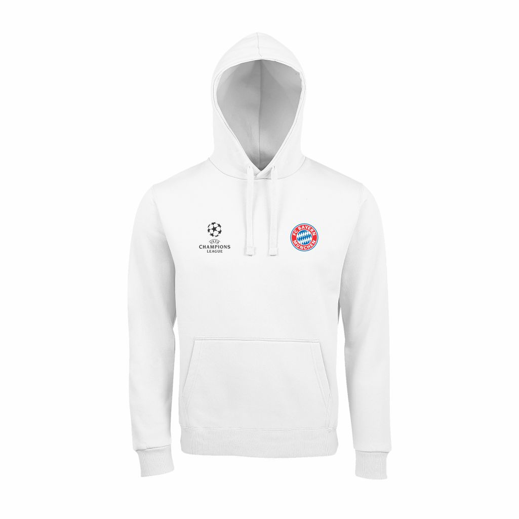 Bayern Munchen Duks Sa Kapuljačom U Beloj Boji