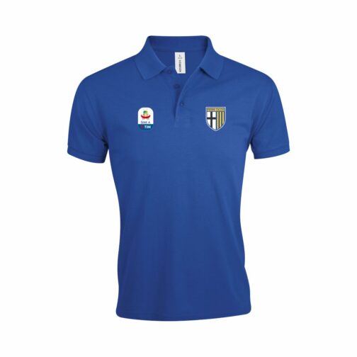 Parma Polo Majica U Plavoj Boji Sa Serie A Logom