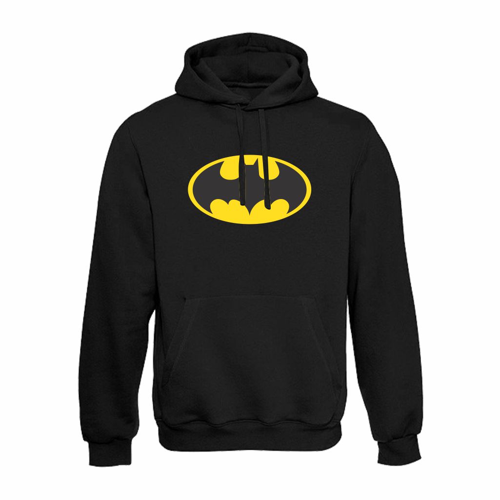 Batman Duks Sa Kapuljačom Sa Printom Batman Logoa Na Grudima.