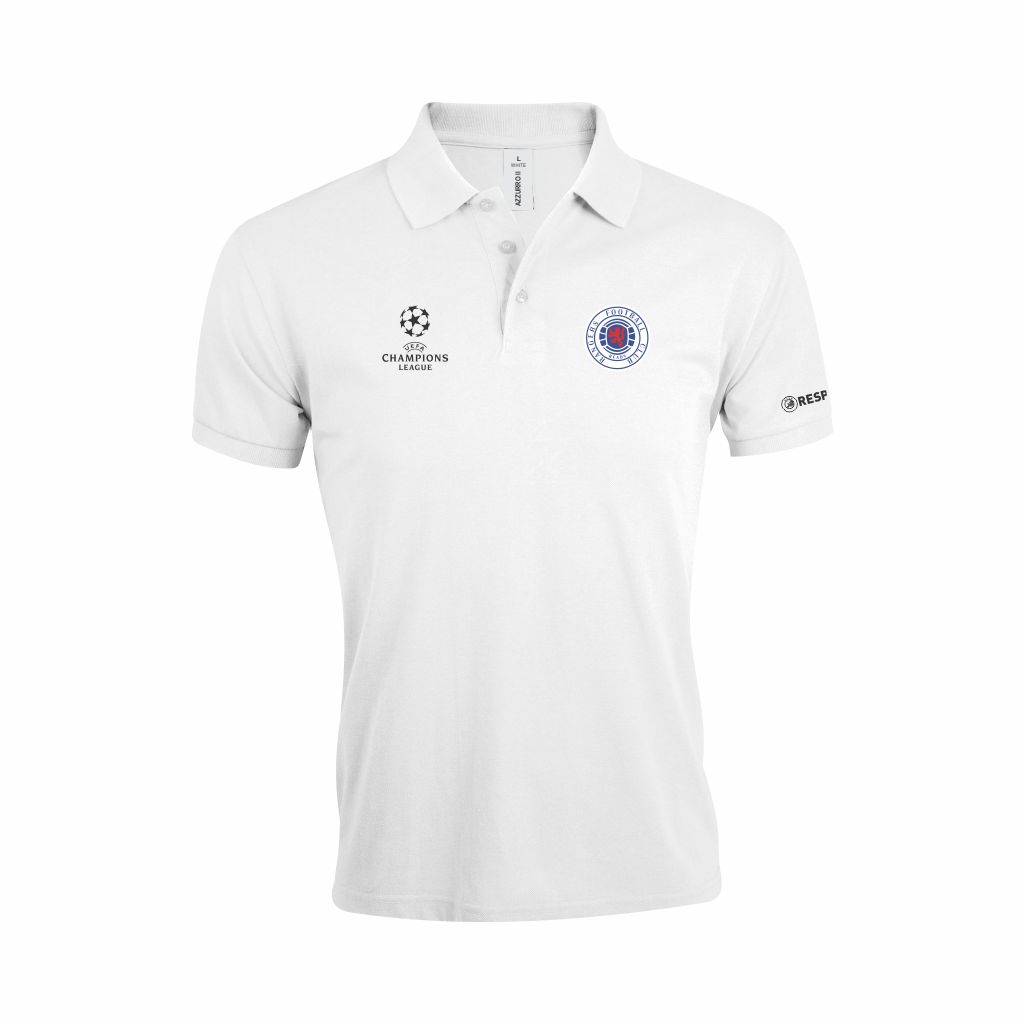 Rangers Polo Majica (Bela) Rangers Polo Majica U Beloj Boji
