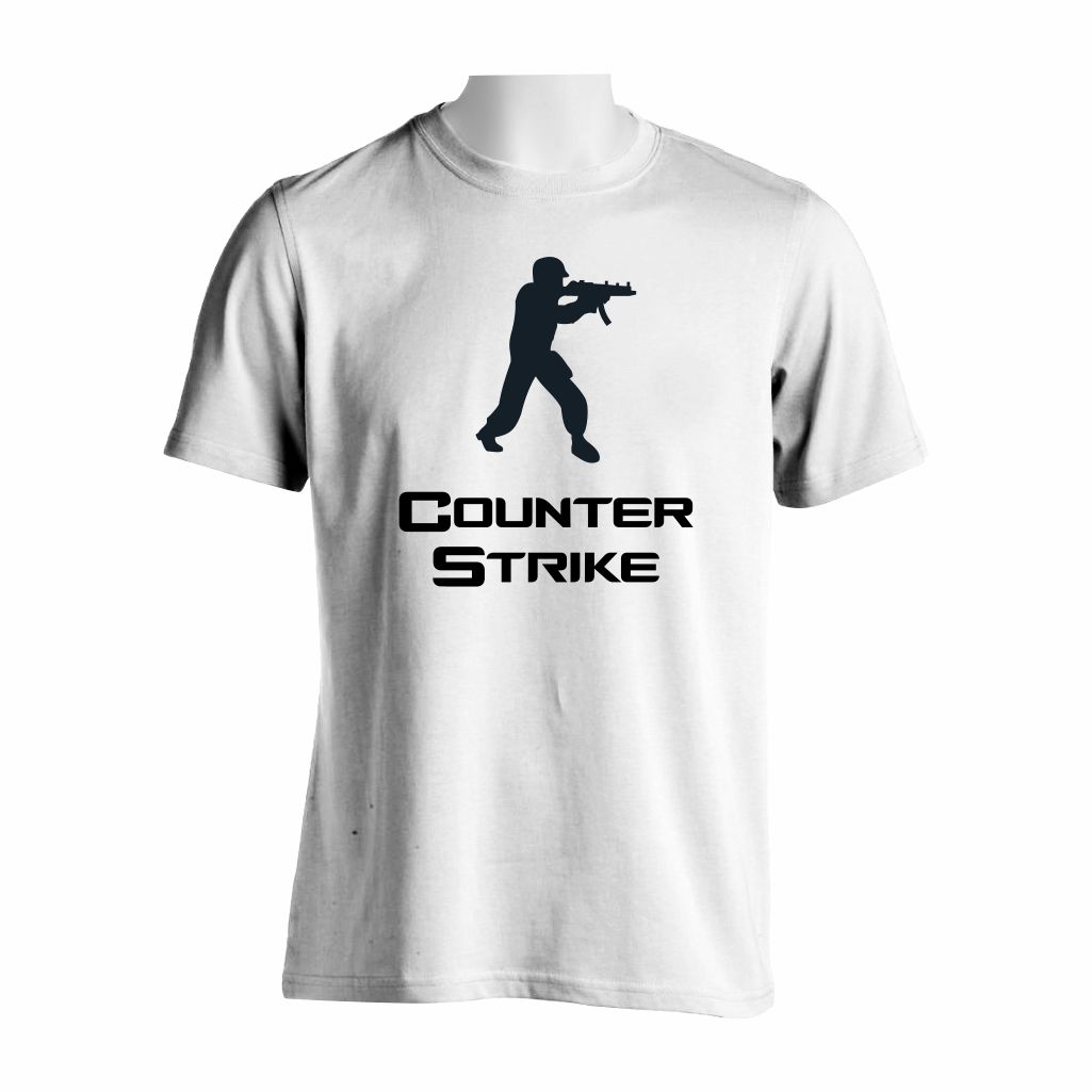 Counter Strike Majica (Bela) Counter Strike Majica U Beloj Boji