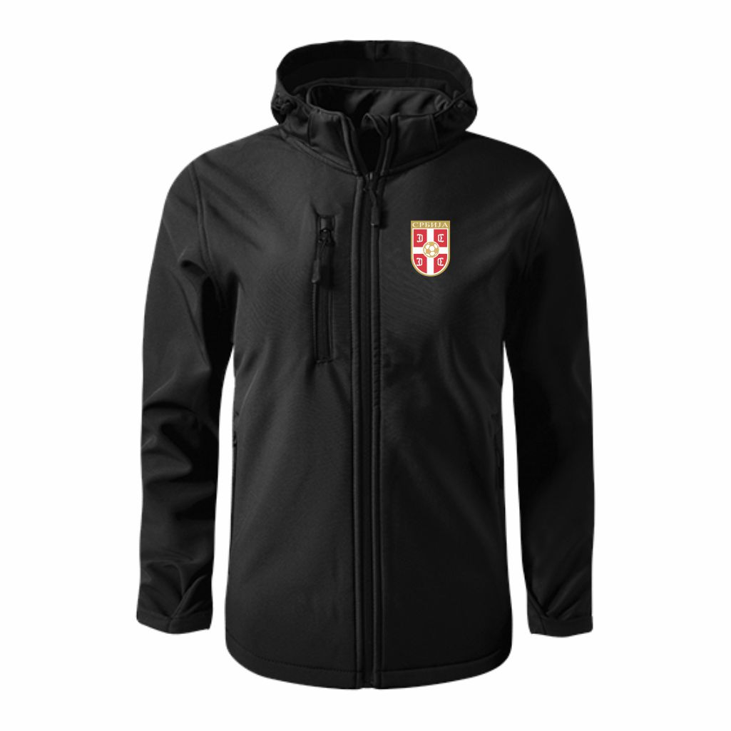 Srbija Softshell Jakna (Crna) Srbija Softshell Jakna U Crnoj Boji