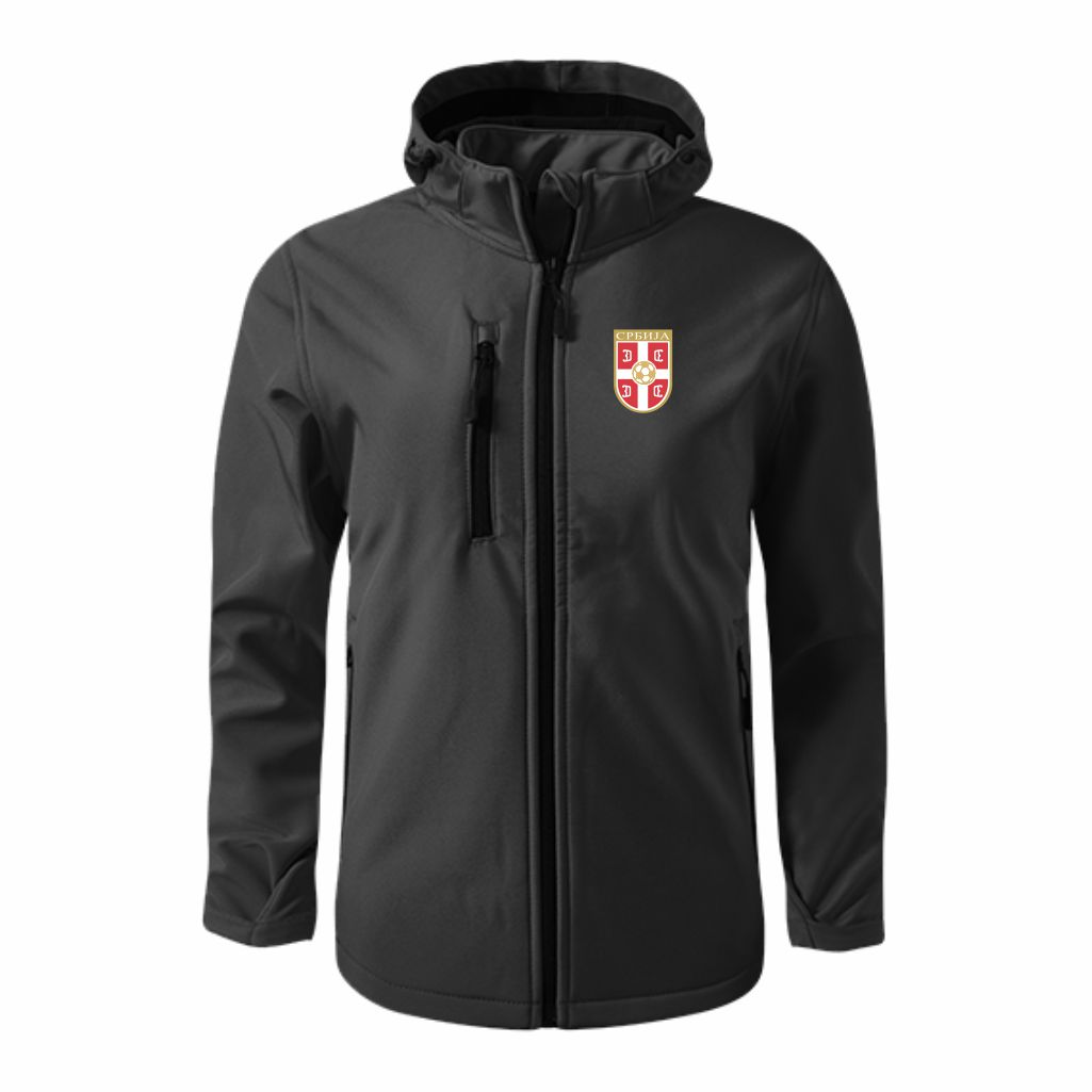 Srbija Softshell Jakna (Tamno Siva) Srbija Softshell Jakna U Tamno Sivoj Boji