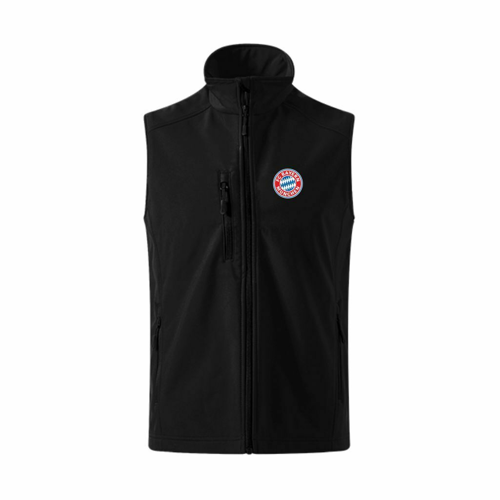 Bayern Munchen Softshell Prsluk (Crni) Bayern Munchen Softshell Prsluk U Crnoj Boji