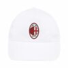 AC Milan Kačket u beloj boji sa printom napred