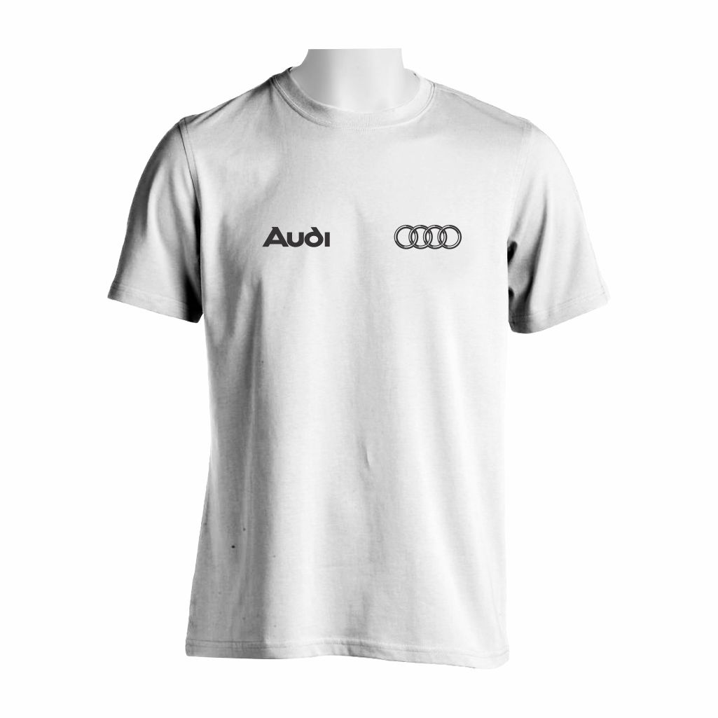 Audi Majica (Bela) Audi Majica U Beloj Boji Pogled Napred