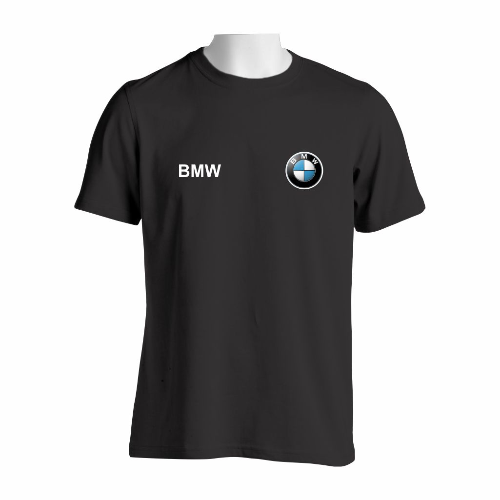 BMW Majica (Crna) BMW Majica U Crnoj Boji Pogled Napred