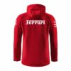 F1 Ferrari Softshell Jakna U Crvenoj Boji Pogled Sa Leđa