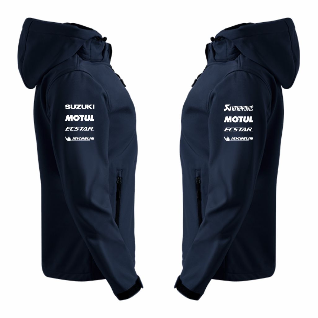 Suzuki Ecstar 22-23 Softshell Jakna (Teget) (Sa Strane) Suzuki Ecstar 22-23 Softshell Jakna U Teget Boji Pogleda Sa Strane
