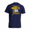 Denver Nuggets Western Conference Champions 2023 Majica u teget boji pogled sa leđa