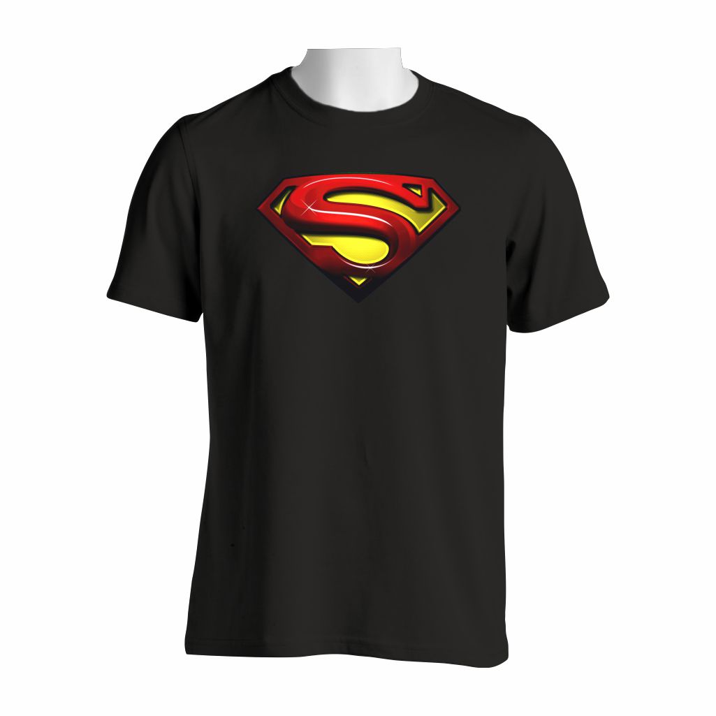 Superman 3D Majica (Crna) Superman 3D Majica Sa Grbom na grudima u crnoj boji