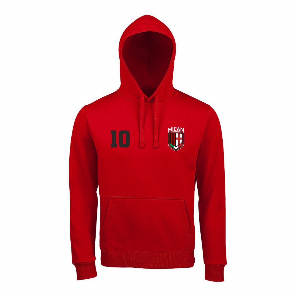 AC Milan Duks Sa Kapuljačom (Crni) AC Milan Duks Sa Kapuljačom U Crvenoj Boji