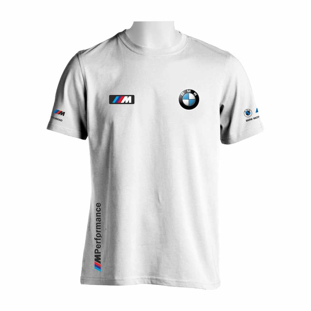 BMW M Power Majica Bele Boje Pogled Napred