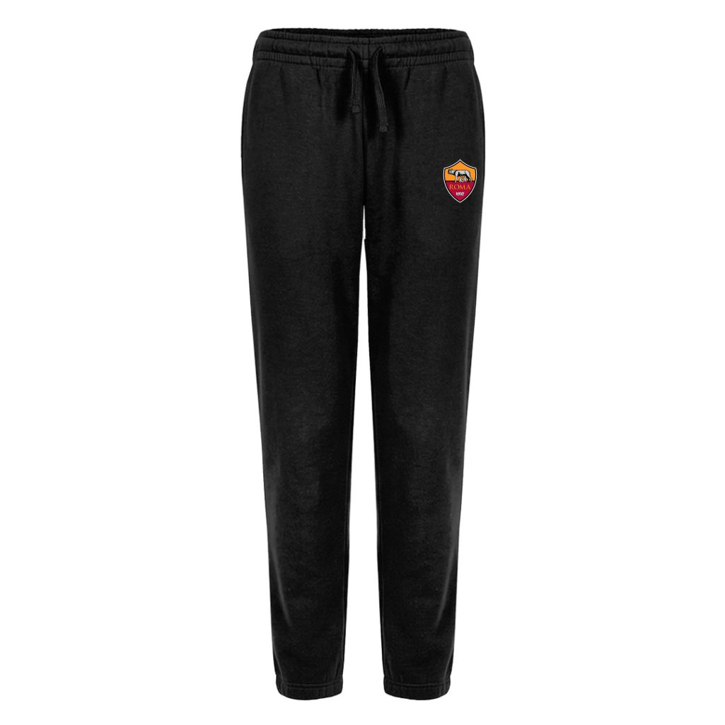 AS Roma Donji Deo Trenerke U Crnoj Boji