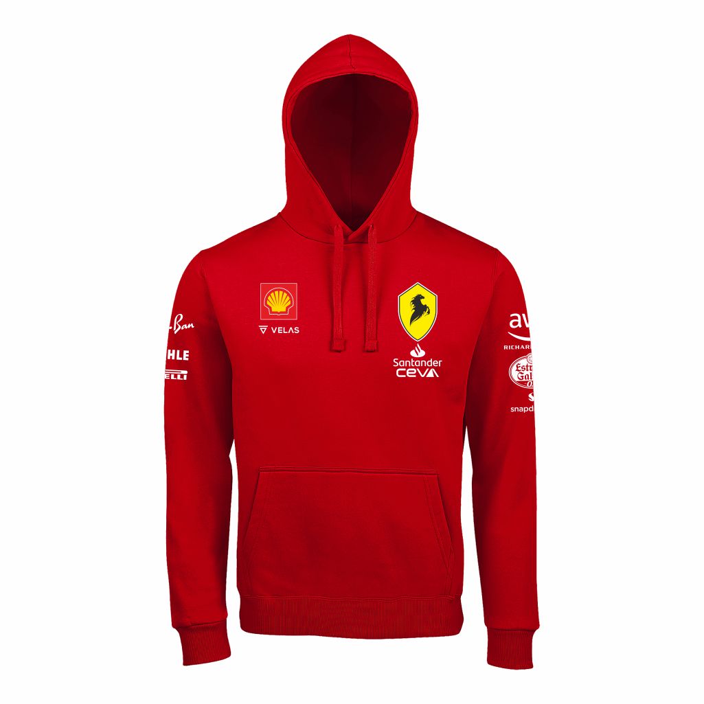 F1 Horse Team Duks Sa Kapuljčom U Crvenoj Boji