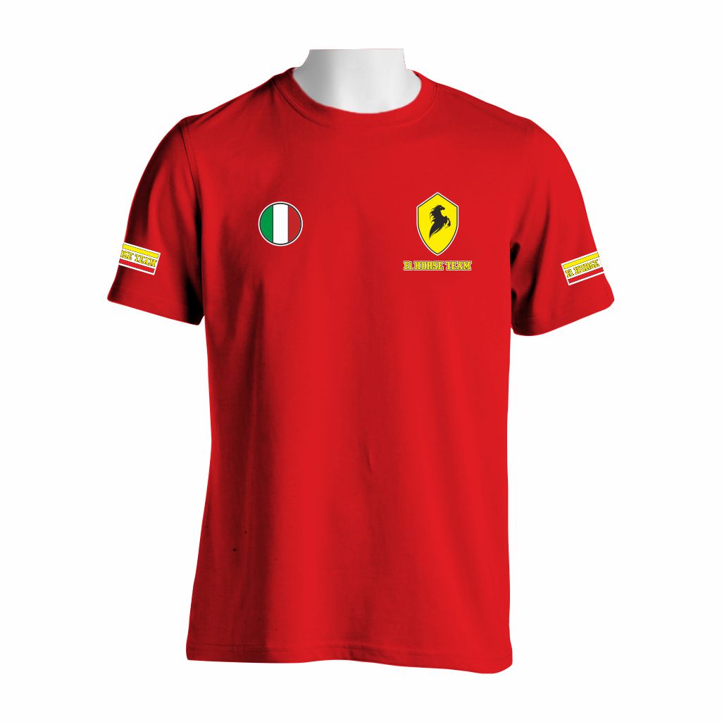 F1 Horse Team Majica Crvene Boje