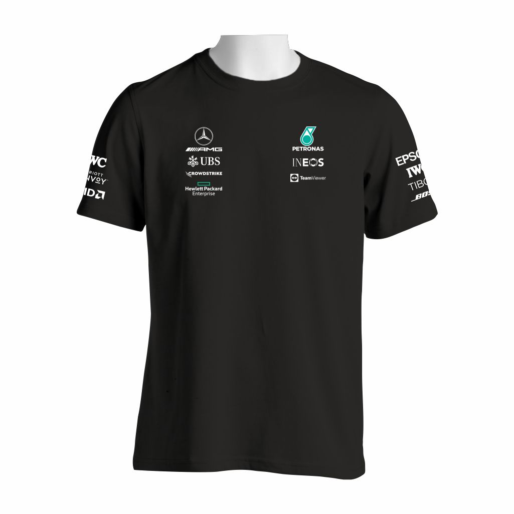 F1 Mercedes Majica Crne Boje
