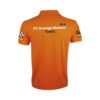F1 Orange Motion Team Polo Majica Narandžaste Boje Pogled Sa Leđa